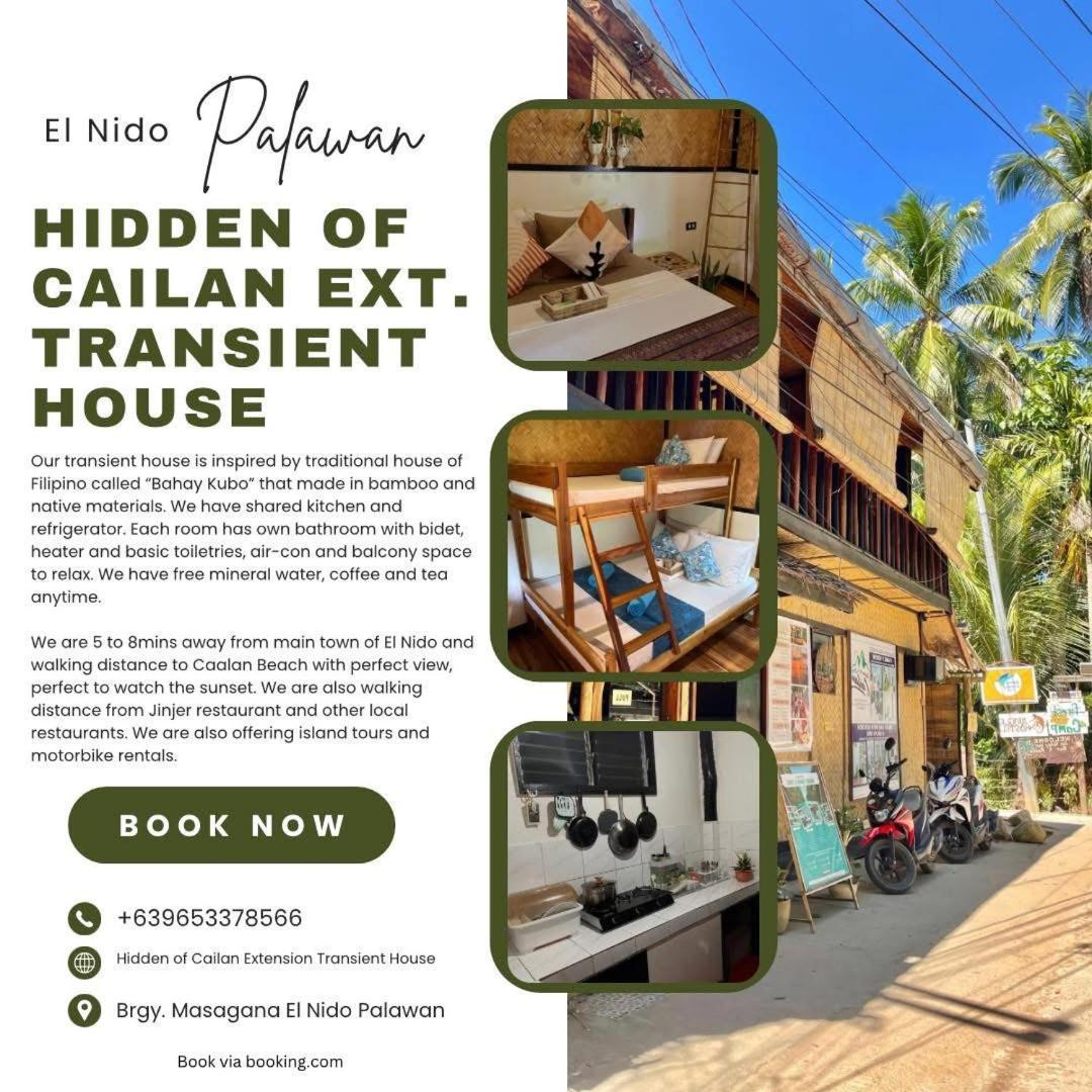 Hidden Of Cailan Extension Transient House El Nido Exterior foto